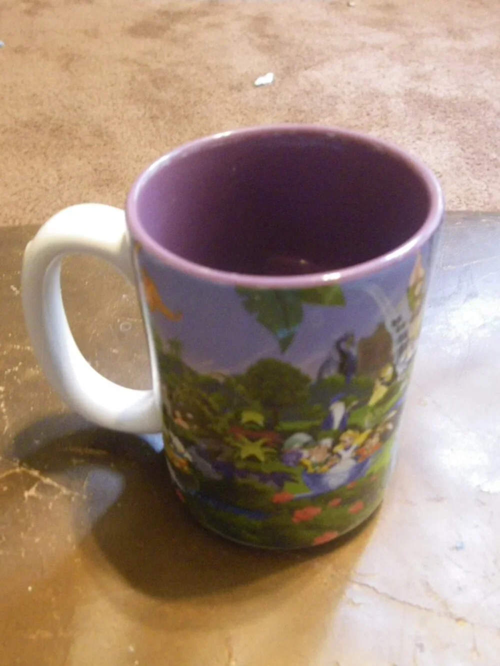 Walt Disney World Grandma 4 Parks 1 World 3D Embossed Ceramic Coffee Tea Mug